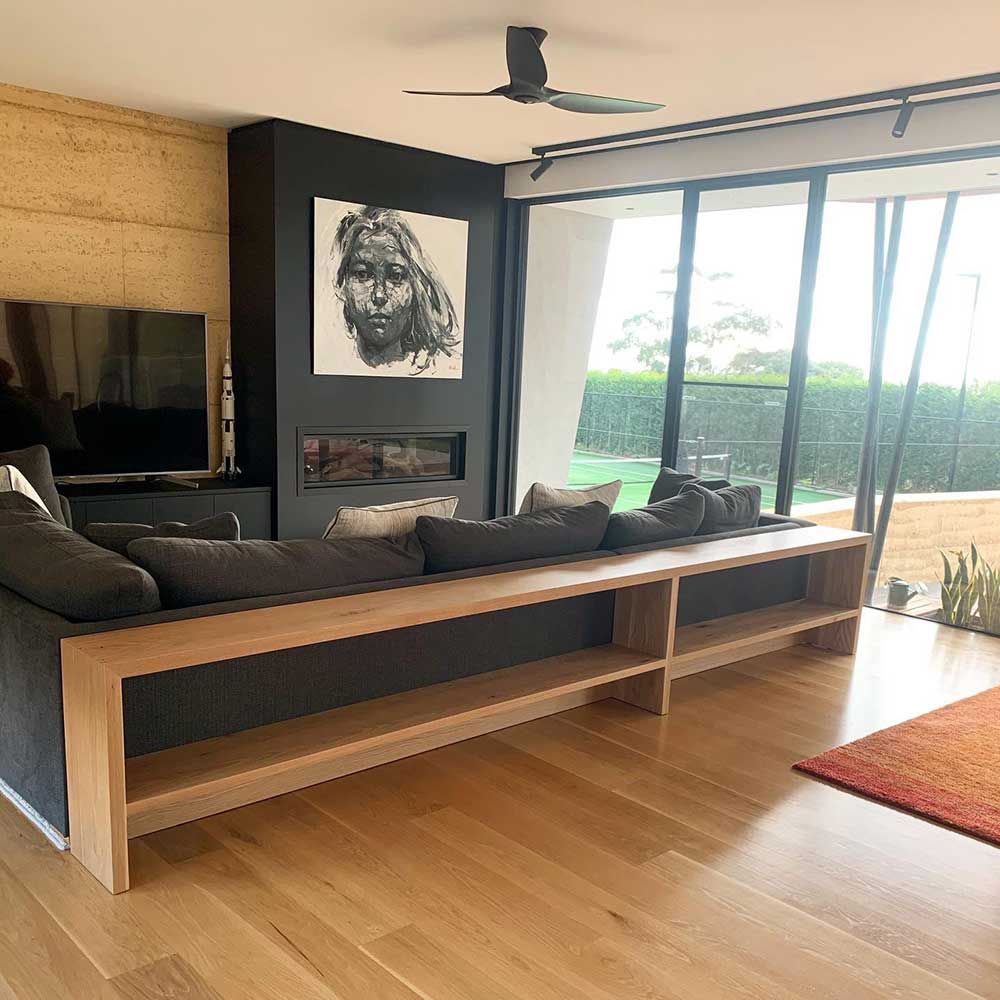 Lounge: American oak sofa table