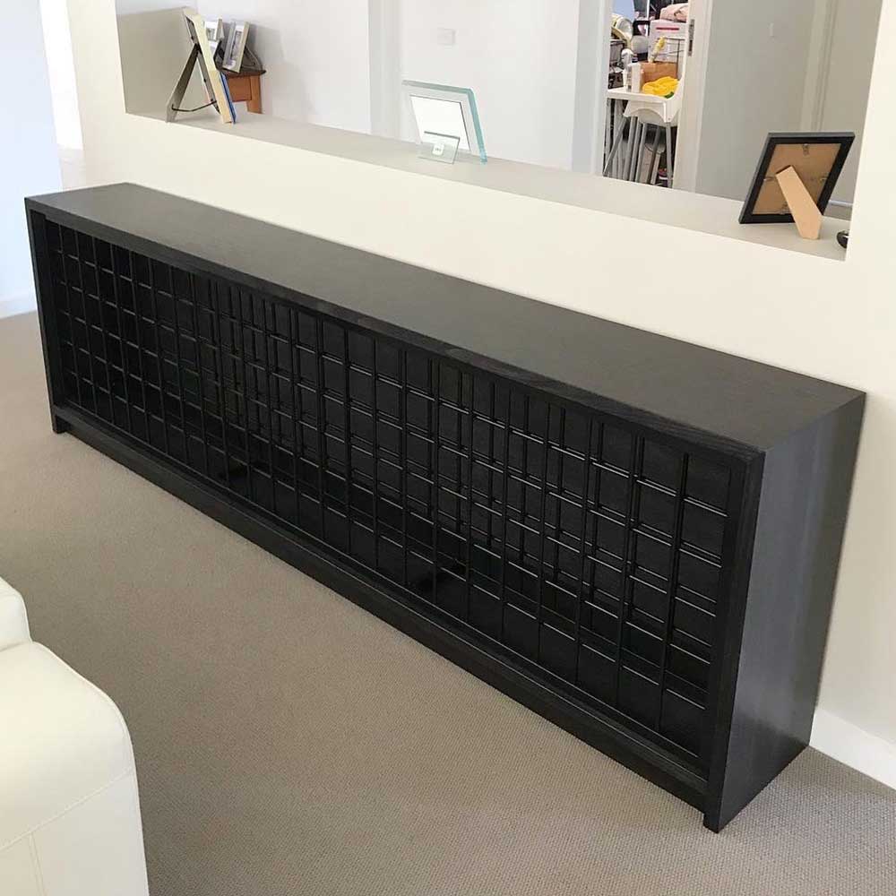 Shelving & storage: Blackened oak wine rack